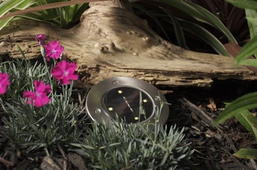 Moonrays 2pk Solar Lawn/Deck Light